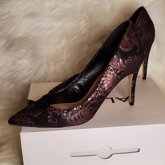 Aldo Uloaviel Black Floral Pumps - size 10 - Picture 10 of 11